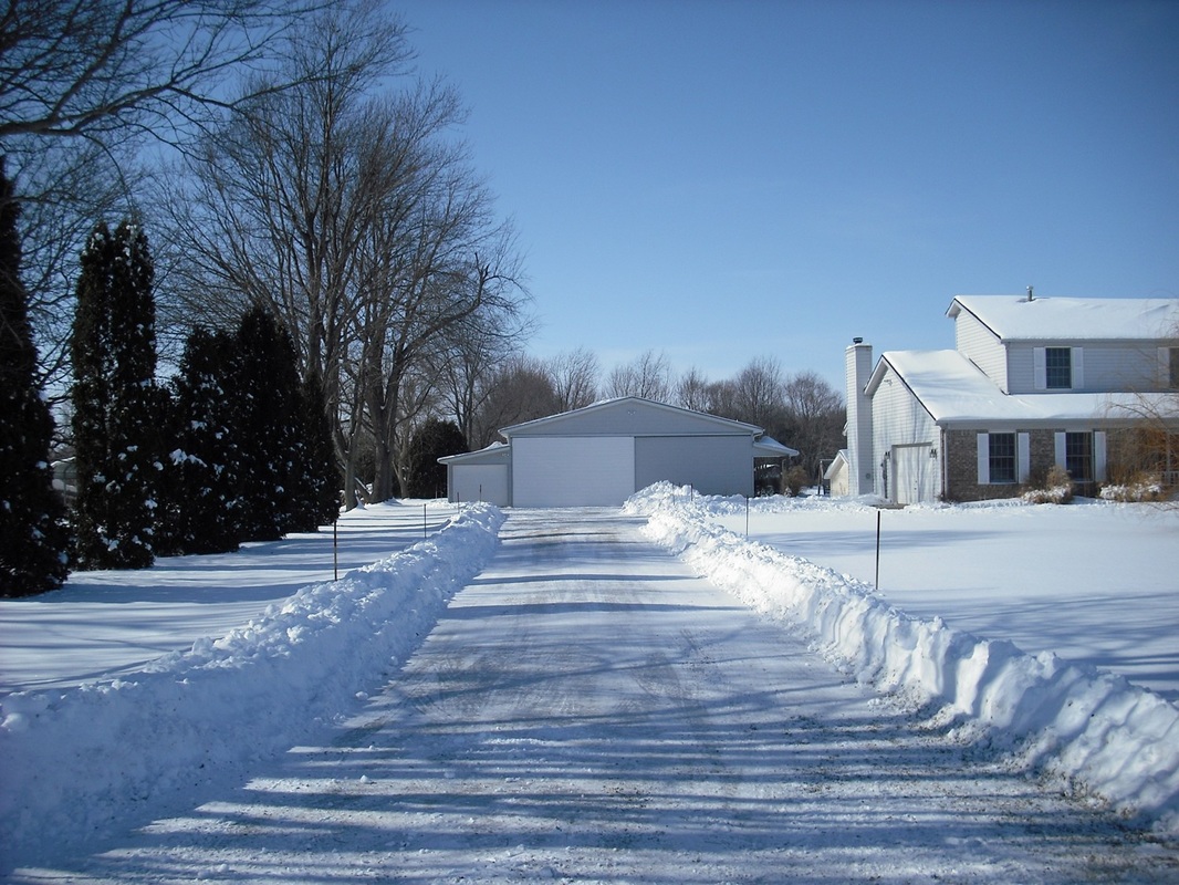 Snow plowing in Appleton WI